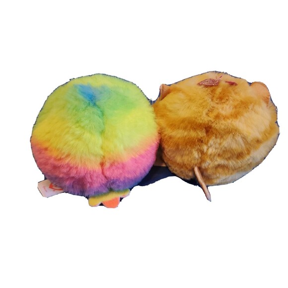 TY Ballz Pull Tabitha & Owen Plush Glitter Eye Stuffed Animal Toy - Picture 4 of 16